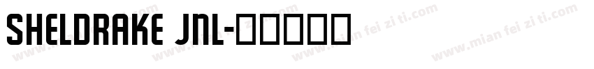 Sheldrake JNL字体转换